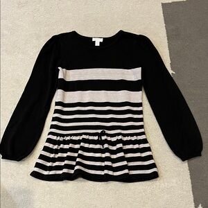Place Black Knit Top